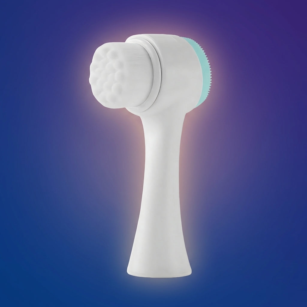 PawBrushPro dual-sided facial cleansing brush for pets