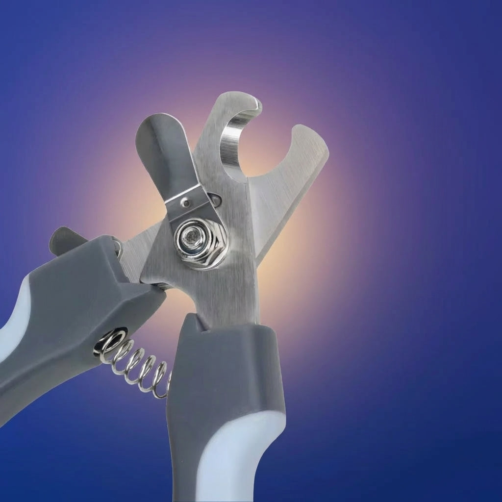 PawClipPro professional pet nail clippers with safety guard